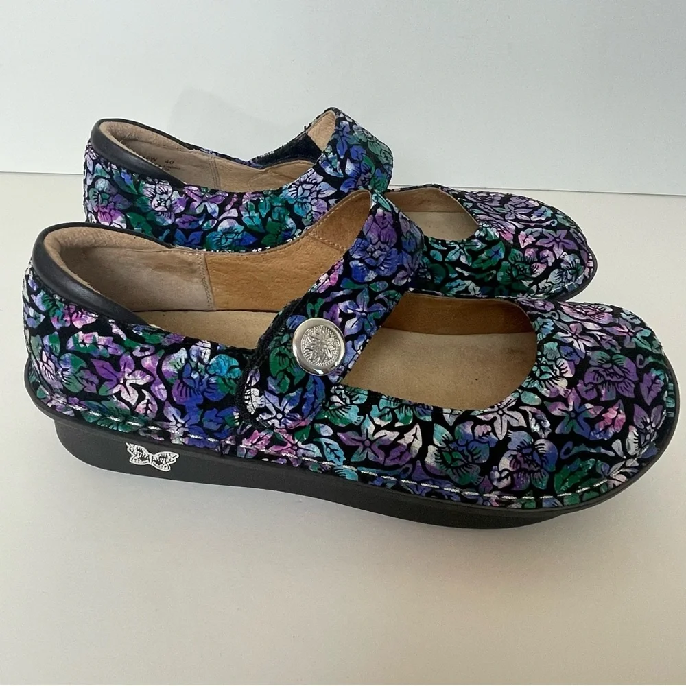 Alegria paloma hibiscus Floral Mary Jane Women's Shoes - Picture 2 of 7